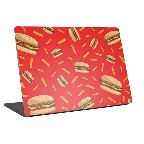 Burgers and Fries Universal Laptop 16in (13 x 9.4in) Skin
